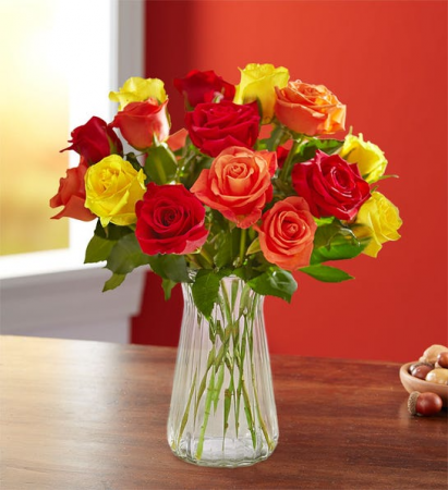 Assorted Fall Rose Bouquet 