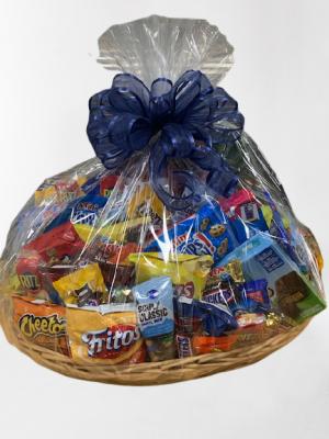 Assorted Food Snack Basket Snack Basket