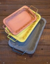 Assorted Metal Trays 