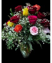 Assorted Mix Colored Roses 