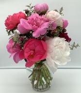 Assorted Peony Vase 