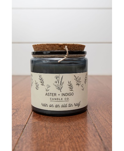 Aster + Indigo Candle Co.  Soy Candle