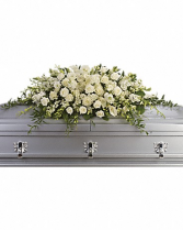 At Peace Casket Spray Casket Flowers