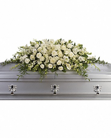 At Peace Casket Spray Casket Flowers