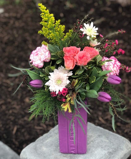 Athens Block Arrangement Vased Arrangement