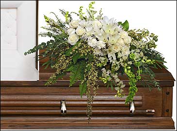 GARDEN ELEGANCE CASKET SPRAY Funeral Flowers