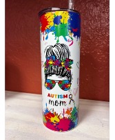 Autism Mom 20oz cup The Eclectic Treasure Chest 