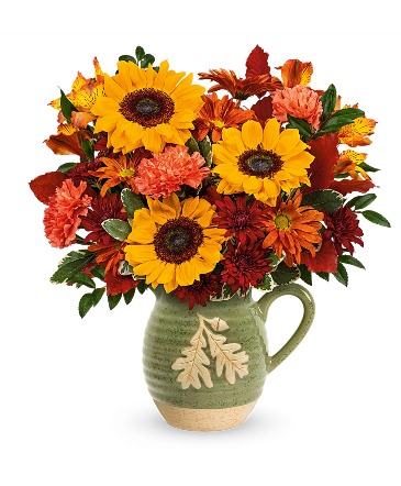 Autumn Acorn Bouquet Fresh Arrangement in Rossville, GA | Ensign The Florist