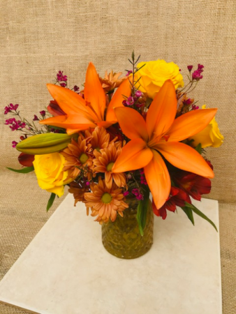Autumn Aura Vased Arrangement