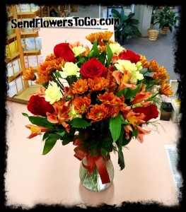 Autumn Beauty Fresh Mixed Arrangement
