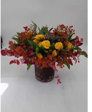Autumn Blessings vase