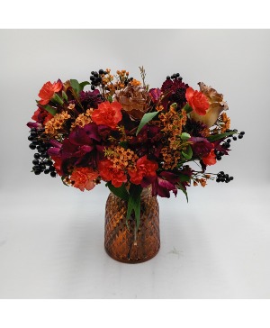 Autumn blessings vase