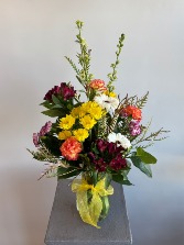 Autumn Blessings Vase Arrangement  in Calgary, Alberta | FLOWER GALLERY