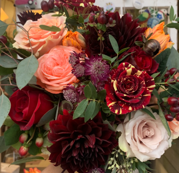 Autumn Bliss Vase Arrangement in Northport, NY | Hengstenberg's Florist