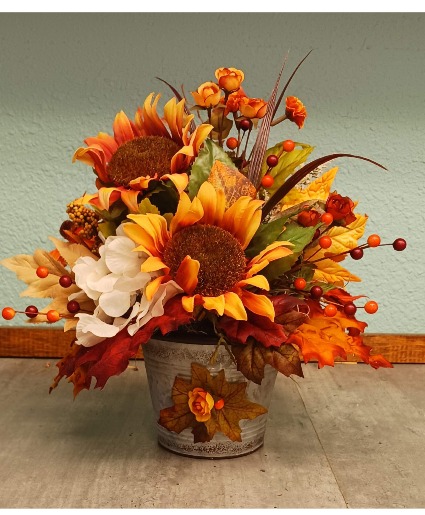 Autumn Blooms Silk Arrangement