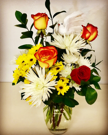 Our Love Sympathy Vase Design