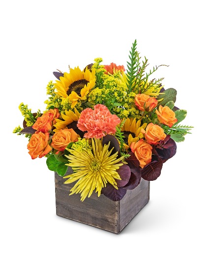 Autumn Bright Flower Arrangement