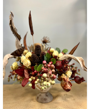 Autumn Centerpiece Faux in Darien, CT | DARIEN FLOWERS