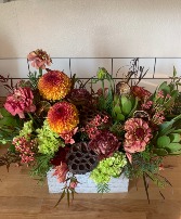 Autumn Centerpiece Vase Arrangement 