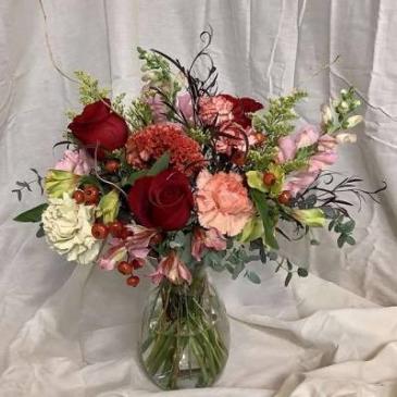 Autumn Colors Vase Arrangement