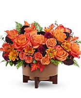 Autumn Couture Ceramic Container