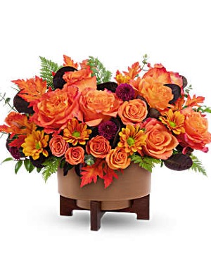 Autumn Couture Ceramic Container