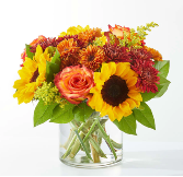 Autumn Day Vase Arrangement