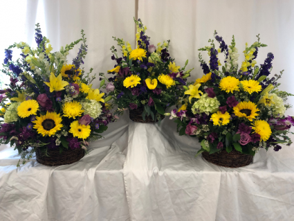 Farewell Trio Funeral Flowers