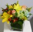 Autumn Floral Cube Fresh Arrangement