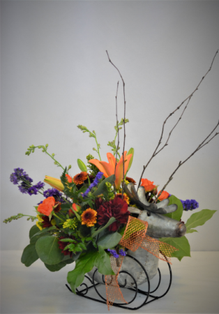 AUTUMN FLORAL EXPRESS FRESH FLOWER ARRANGEMENT