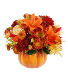 Autumn florals Ceramic Pumpkin