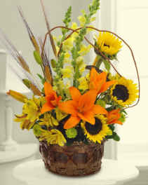 Autumn Garden Blooms Arrangement