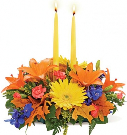 AUTUMN GLOW CENTERPIECE