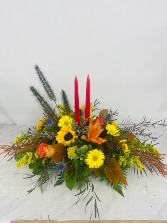 Autumn Glow Centerpiece Table Arrangement