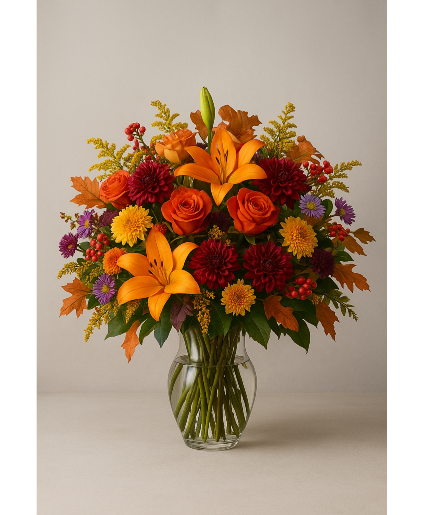 Autumn Grand Vase Arrangement 