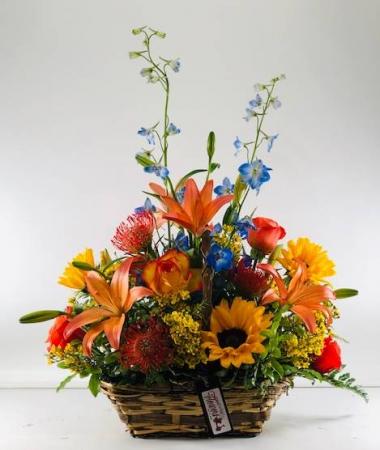 Autumn Happiness Basket Arrangement