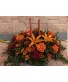 Autumn Harvest  2 Candle Centerpiece Arrangement