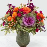 Autumn Harvest Bouquet Vased Arrangement