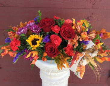 Autumn Harvest Centerpiece  in Marysville, WA | What's Bloomin' Now Floral
