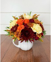 Autumn Harvest Pumpkin Mug 