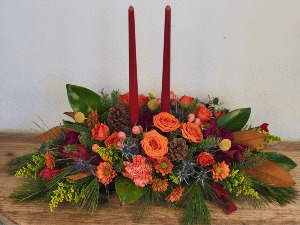 Autumn Harvest Thanksgiving Centerpiece