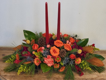 Autumn Harvest Thanksgiving Centerpiece