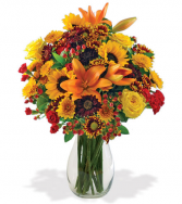 Autumn Harvest Vase arrangement