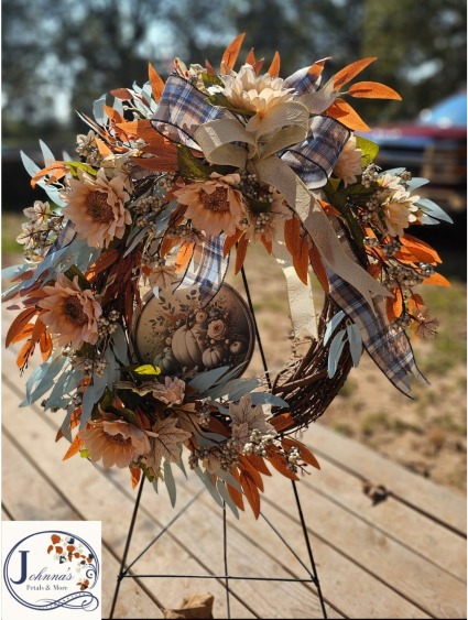 Autumn Horizon Grapevine Wreath