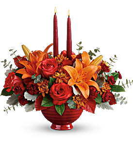 Autumn in Bloom Centerpiece 2 Gifts In One!!