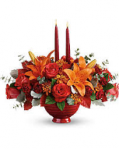 Autumn In Bloom Centerpiece Thanksgiving Centerpeice