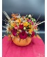 Autumn Joy terra cotta pumpkin