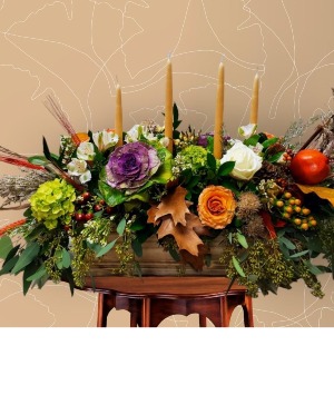 Elegant Fall Centerpiece