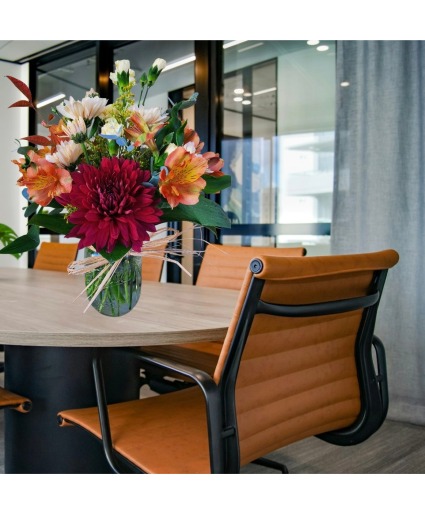 Autumn Mason Jar Arrangement