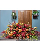 Autumn Memories  casket spray